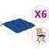 vidaXL 314892 Cojín de silla Azul (40x40cm)