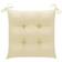 vidaXL 314868 Stolsdyna Vit (40x40cm)