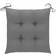 vidaXL 314865 Coussin de chaise Gris (40x40cm)