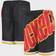 Mitchell & Ness Houston Rockets Hardwood Classics Throwback Big Face Mesh Shorts Youth