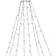 Konstsmide Frosted LED Black Christmas Tree Light 240 Lamps