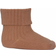 mp Denmark Cotton Rib Baby Socks - Tawny Brown (533-858)