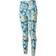 Ronhill Women's Life Crop Tight - White/Deep Blue Tie Dye