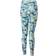 Ronhill Women's Life Crop Tight - White/Deep Blue Tie Dye