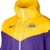 Nike Los Angeles Lakers 75th Anniversary Courtside Windrunner Raglan Hoodie Full Zip Jacket Sr