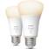 Philips Hue 11.2cm LED Lamp 10.5W E26 2-Pack