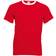 Fruit of the Loom Valueweight Ringer T-shirt Unisex - Red/White