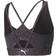 Puma Mid Impact Printed Women's Sports Bra - Black