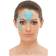 Smiffys Make-Up FX Peacock Aqua Kit