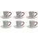 Dkd Home Decor - Taza de café 13cl 6pcs