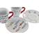 Dkd Home Decor - Taza de café 13cl 6pcs