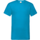 Fruit of the Loom Valueweight V-Neck Short Sleeve T-shirt M - Azure Blue