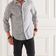 Superdry Organic Cotton and Linen Long Sleeved Shirt M - Light Grey