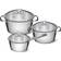 Tramontina Allegra Cookware Set with lid 3 Parts