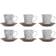 Dkd Home Decor - Taza de café 15cl 6pcs