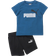 Puma Baby's Minicats Tee and Shorts Set - Lake Blue/Puma Black (845839_17)