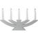 Star Trading Navida Grey Adventsljusstake 42cm