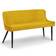 Julian Bowen Luxe High Back Mustard Bench