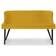 Julian Bowen Luxe High Back Mustard Bench