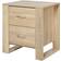 Homcom Modern Bedside Table 39x48cm