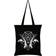 Grindstore Goat Skull Pentagram Tote Bag - Black