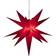 Konstsmide 3-D Star Red Advent Star 60cm