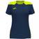 Joma Short Sleeve Women Championship Vi T-shirt - Navy Blue/Fluorescent Yellow