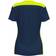 Joma Short Sleeve Women Championship Vi T-shirt - Navy Blue/Fluorescent Yellow