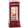 Konstsmide Phone Booth with Santa Christmas Lamp 20cm