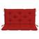 vidaXL 314998 Cojín de silla Rojo (100x50cm)