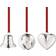 Georg Jensen Julesæt 2022 Julgranspynt 5.4cm 3st
