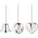 Georg Jensen Julesæt 2022 Julgranspynt 5.4cm 3st
