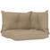 vidaXL 47472 Coussin de chaise Beige (61x60cm)