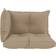 vidaXL 47472 Stolsdyna Beige (61x60cm)