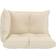 vidaXL 47475 Stolsdyna Beige (61x60cm)