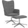 vidaXL 62x68x98cm with Footstool Armchair 98cm