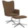 vidaXL 62x68x98cm with Footstool Armchair 98cm