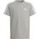 Adidas Junior Essentials 3-stripes T-shirt - Medium Heather Grey/White (HD5972)