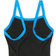 Speedo Boom Placement Thin Strap Muscleback Swimsuit - Black/Blue