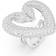 Swarovski Una Cocktail Heart Ring - Silver/Transparent