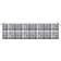 vidaXL 314097 Chair Cushions Multicolour, Grey (180x50cm)