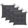 vidaXL 314861 Chair Cushions Gray (40x40cm)