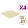 vidaXL 314867 Stolsdyna Beige (40x40cm)