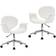 vidaXL Swivel Köksstol 87.5cm 2st