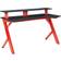 OSP Home Furnishing Area51 Battlestation Gaming Desk - Black/Red