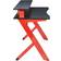 OSP Home Furnishing Area51 Battlestation Gaming Desk - Black/Red