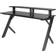 OSP Home Furnishing Area51 Battlestation Gaming Desk - Black