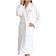 Linum Home Textiles I Love You Terry Bathrobe - White/Melange