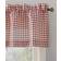 No. 918 Parkham Farmhouse Plaid Window Valance 137.16x35.56cm