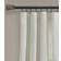 Lush Decor Linen Rod Pocket Light Filtering Window Curtain Panel 101.6x274.32cm